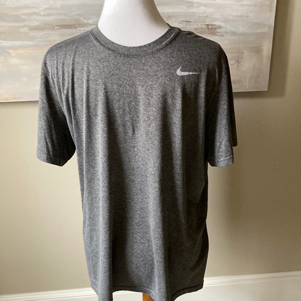 Nike dri-fit gray athletic shirt